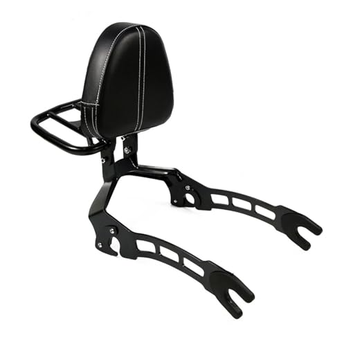 Hhinten Gepäckträger Für Indian Scout 2015 2016 2017 2018-2023 Scout Sixty ABS 2016 2017-2023 Motorrad Abnehmbare Rückenlehne Sissy Bar Hinten Gepäck Rack Pad Zubehör(Schwarz)