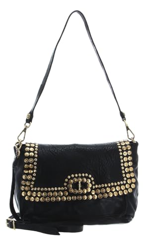 Sac à bandoulière Campomaggi en cuir artisanal vintage de 24cm