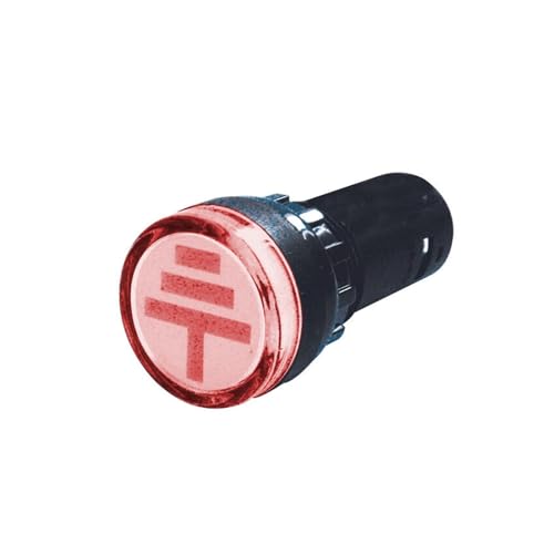 Indicateur de masse rouge haute visibilité AD17-22JBF 220V