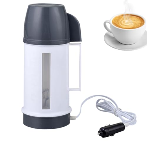 Bollitore Elettrico Per Auto - Bollitore Portatile 12V 24V, Da Viaggio | Macchina Per Tè E Caffè Compatta Per Viaggi Su Strada, Campeggio, Spostamenti All'aperto, Automatico A Ebol