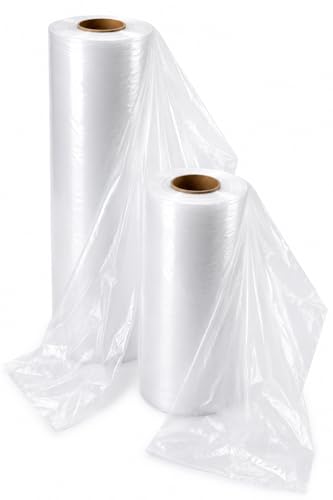 Helguefer   Bobina Plastico Invernadero y Agricultura | Rollo Plastico Duro Transparente de Polietileno 2M G/300 Largo 100 M.L, Protector, Resistente, Envolvente | Para Huerto, Cerramientos, Bricolaje
