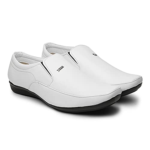 Image of Zixer Synthetic Leather Mens Formal Shoes || Office Formal Shoes Men Stylish|| Formal Shoes for Men Leather Look Slip On