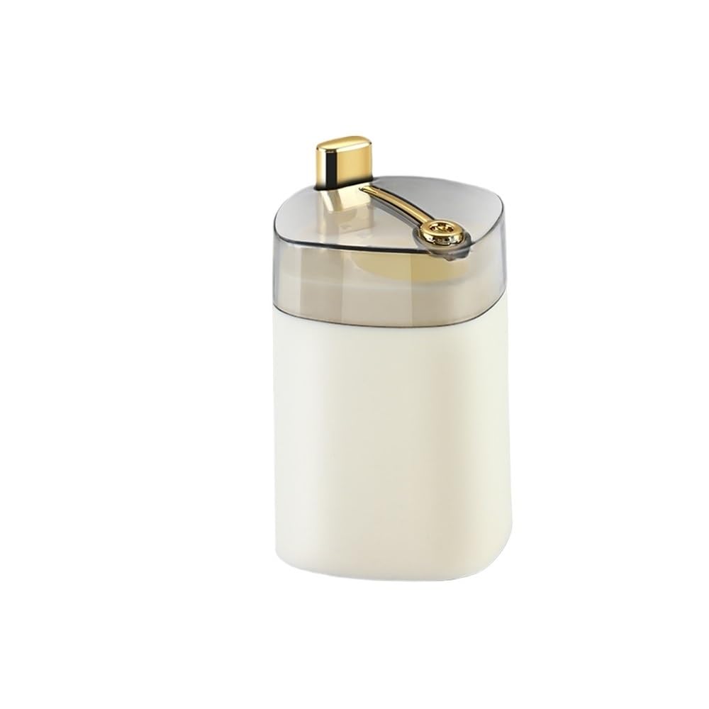 TIANSHENGQI Toothpick Box, Creative Pop-up Automatic , Kitchen And Dining , Cute Container(Off white)