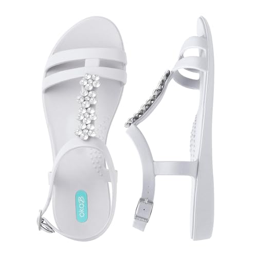 Oka-B Women's Morgan Flat Sandal with Straps