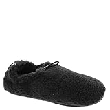 UGG Women's Plushy Slipper Slipper, Black, 8
