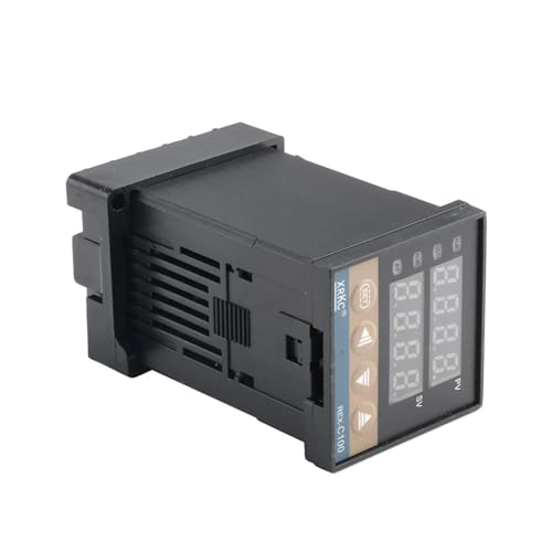Controlador de temperatura PID digital REX-C100 termostato industrial tipo K con salida SSR 5