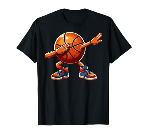 Funny Dabbing Dab Basketball Ball Player Slam Dunk Hoops Tee T-Shirt
