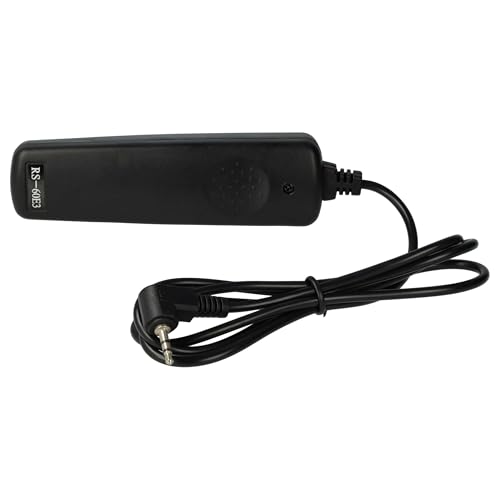 vhbw 1x Télécommande déclencheur avec câble Compatible avec Canon EOS 1000D, 2000D, 1200D, 200D, 250D Appareil Photo, 1 m