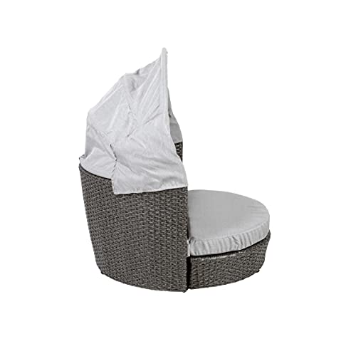 greemotion Pet Hundelounge mit Dach und Kissen, ca. 78 x 61/100 x 83 cm, grau