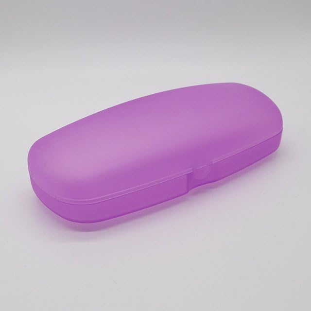 Image of 4Pcs Random Color Plastic Eyeglasses Cases Portable Transparent Sunglasses Box Glasses Protective Case Reading Glasses Box Small in Size,Convenient to Carry,Sunglasses and Eyewear Accessories