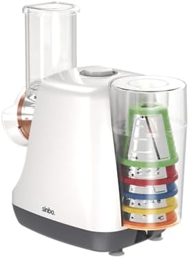 Sinbo SHB-7506 5'i 1 Arada Otomatik Sebze Doğrayıcı ve Dilimleyici - Paslanmaz Bıçaklı, Pratik Mutfak Yardımcısı - Görsel 2