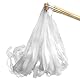 UOCAI 20 Stück Wedding Wands, Weiß Spitze ZauberstäBe Hochzeit mit Glocke, Spalier Luftschlangen mit Hochzeitsbändern für Hochzeiten Geburtstage Weihnachten Partys Feiertagsfeiern Verwende