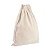 Bister Pack of 5 Canvas Coin Money Sacks Bag Deposit Change Bags Transit with Draw Strings?12?x16?