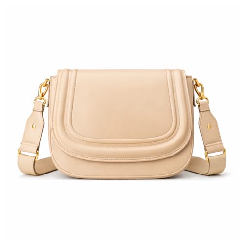 Bolsa Feminina Transversal Pequena Premium Original ALWY (Bege)