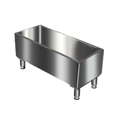 WOTZOV Fregadero de Suelo para fregona, Fregadero de Acero Inoxidable Independiente, Fregadero de Uso General para Interior y Exterior, para lavadero, Garaje, sótano y,80x41x45cm(31.4x16.1x17.7inch)