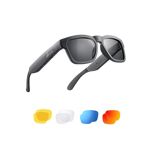 Oho Sunshine NOT_APPLICABLE Oho Smart Glasses,Polarized Sunglasses With Bluetooth Speaker,Athletic/Outdoor Uv Protection And Voice Control,Unisex cover