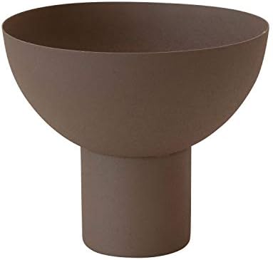 Bloomingville Decorative Metal Footed, Taupe Bowl