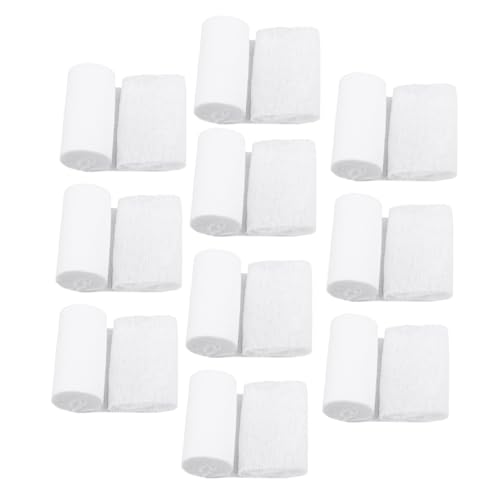 PATKAW 10 piezas Venda de Gasa Desechable 8x600cm Venda de Compresión para Primeros Auxilios y Cuidado de Heridas miniatura 1