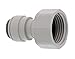 IPW Industries Inc. - John Guest (PI451215FS) Acetal Female Connector Fitting - Quick Connect BSPT for Reverse Osmosis Water Filter Systems & Plumbing