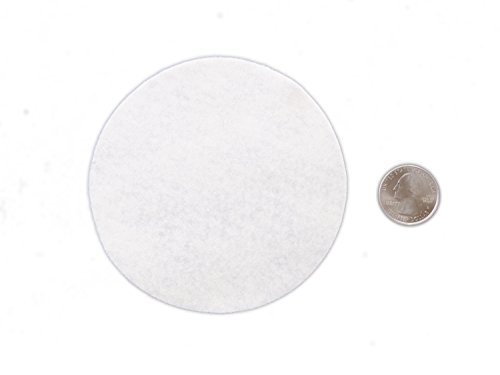 Image of Playfully Ever After White Craft Felt Circles (4 Inch - 19pc)