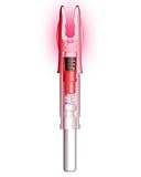 CosiComu 6PCS Lighted Nocks for Arrows with .246/ .244/ .233/ .204/ .165 Inside Diameter Bolts with ON/Off Switch Light up Knocks Compound Bow Arrow Nocks for Hunting Shooting