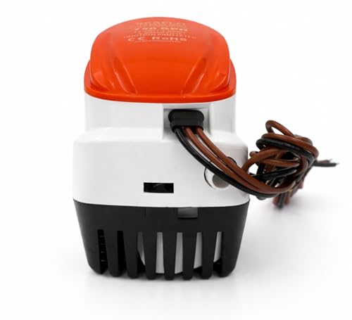 Image of SEAFLO 06-Series Automatic Bilge Pump - 12V DC, 750 GPH, Built-In Float Switch, Fully Submersible, Marine-Grade Durable Construction, Easy Installation for Boat and Marine Applications