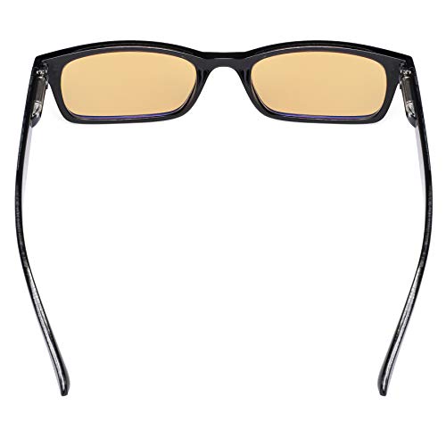 Image of CessBlu Amber Tinted Digital Blue Light Blocking Glasses for Men Women Reading Computer