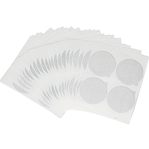 HOMATE Aluminum Espresso Lids Self Adhesive Foil Sticker Seals for Reusable Capsules Refillable Coffee Pods Stainless Steel Cup Compatible Nespresso Original Line Machines (100 Pcs Only)