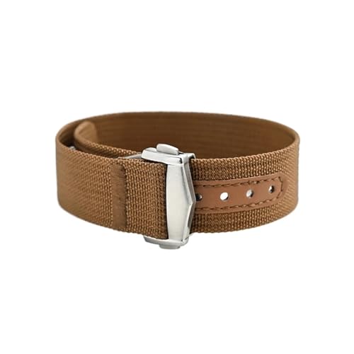 [BYJQWKSQA] 20MM ���j�o�[�T�� �V���O���p�X �i�C���� �X�g���b�v �I���K ���[���X�E�H�b�` �v���l�b�c�ƌ݊������� - �_�炩�����K�ȏ��̂Ȃ��A�b�v�O���[�h�o���h(Brown)