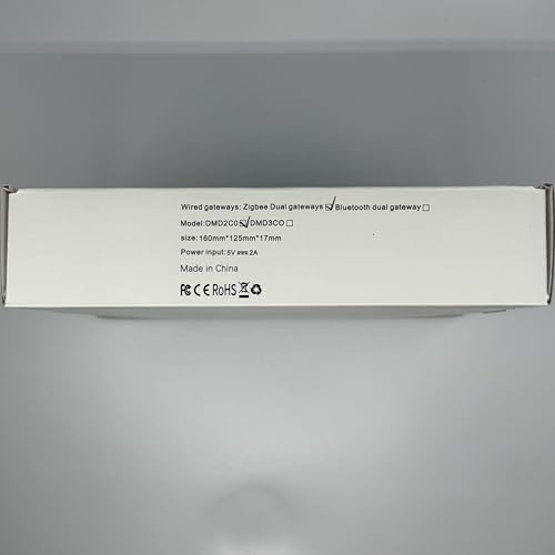 Sone Smart One ZigBee 3.0 Gateway TUYA WLAN & LAN – Zentrale Bridge mit 3 Antennen, RJ45 & WiFi, Metallgehäuse, Smart Life kompatibel, 128 Geräte, inkl. Netzteil, USB-C Kabel & Anleitung