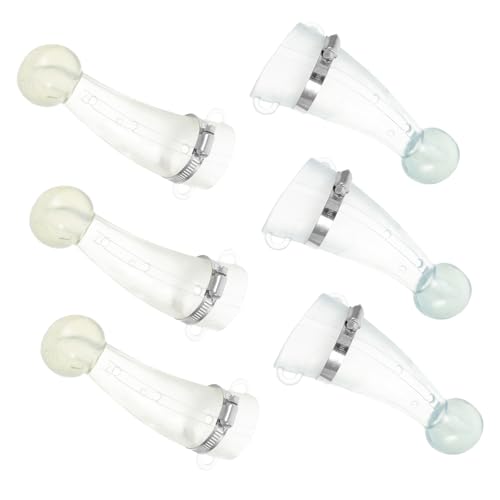 SUPVOX Cattle Horn Covers Silicone 3 Pairs Protective Horn Covers for Farm Cattle Random Color