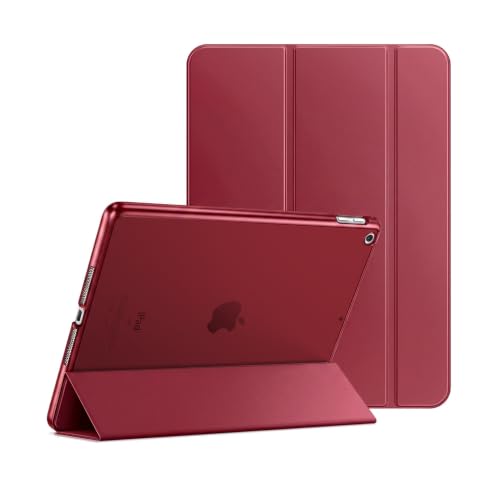 Image of MOCA Case for 10.2 inch iPad 9th 8th 7th Gen 10.2 inch iPads 2021 2020 2019 Launch A2603 A2604 A2605 A2270 A2428 A2429 A2430 A2197 A2198 A2200 Flip Cover (Burgundy, 10.2 inch iPad 9th 8th 7th Gen)