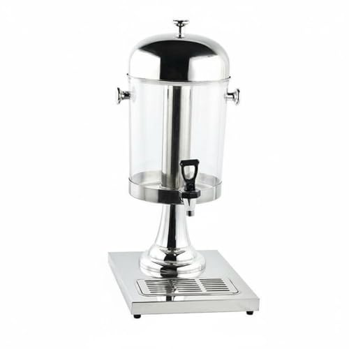 Dispensador de bebidas frías en acero plateado para buffet de hotel 2