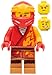 Lego Ninajgo Core: Kai Minifigure with Dual Bladed Gold Sword
