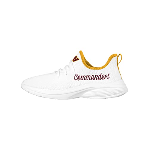 Image of FOCO NFL Womens NFL Team Logo White Athletic Shoes Sneakers