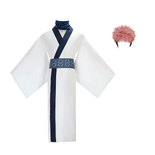 Enheng Anime Ryomen Sukuna Costume Kimono Suit con...