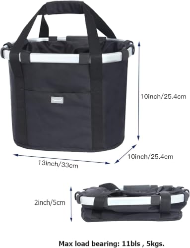 RAYMACE Bicycle Basket Dog Carrier