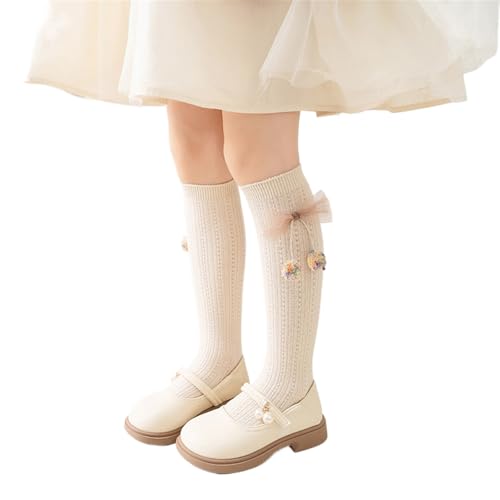 Over the Knee Highs Over Calf Stockings Breathable Cotton Thigh High Socks Little Girl Knee Socks Fashion Stockings