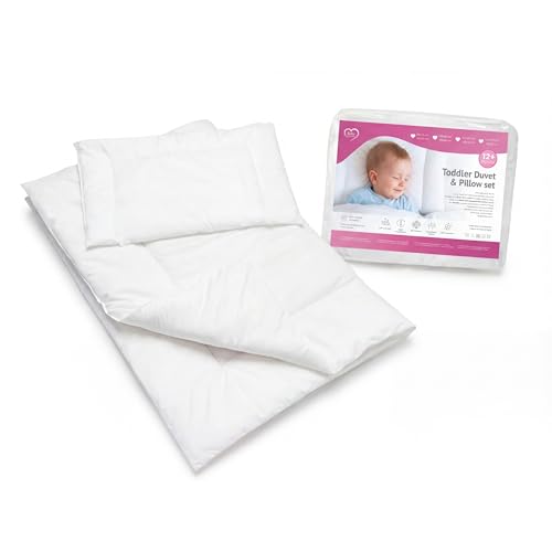Baby Comfort 2 Piece Duvet Quilt & Flat Pillow Set 12M+ (120x90 cm)