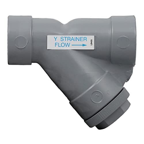 Hayward YS20400SE Series YS Y-Strainer, Socket End, CPVC with EPDM Seal, 4