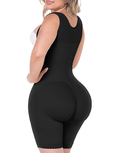 Image of M&D Fajas Colombianas Post Surgery Shapewear After Liposuction Tummy Control Hourglass Bodysuit for Curvy Women