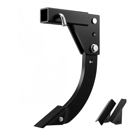 LTSEAME Hitch Mounted Trencher Fits 3 Point Hitch Adjustable 16 Trenching Shank Plow Heavy Duty Hitch Lawn Ripper for ATV/UTV Tractor Thicken Trench Digger with 2pcs Replaceable Teeth
