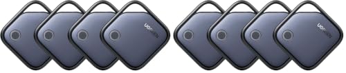 Image of UGREEN FineTrack Air Tracker Tags (iOS Only) 8 Pack Key Finder | Bluetooth Tracker 2-Year Replaceable Battery Compatible with Apple Find My for Keys, Luggage [Apple Find My Certified]