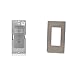 Leviton IPS02-1LG Decora Motion Sensor In-Wall Switch, Auto-On, 2.5A, Single Pole, 1 Pack, Gray with Screwless Wallplates, 2-Pack
