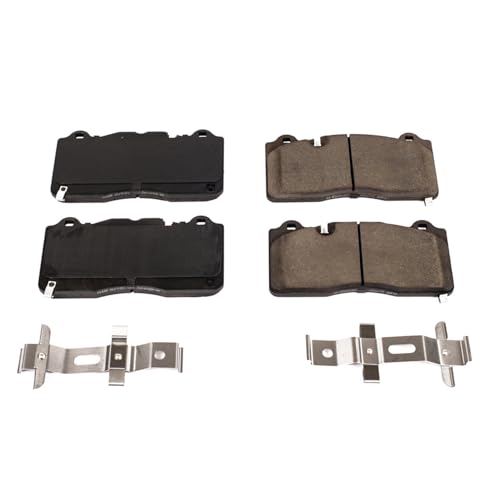 Image of PowerStop Front Brake Pads for Cadillac CTS 2016-19 | Chevrolet Camaro 2017-24 - Z17 Ceramic Brake Pads with Installation Hardware, 17-1835