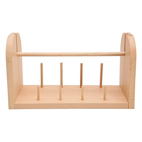 Estante de costura decorativo de madera para solucionar los enredos de hilos 4