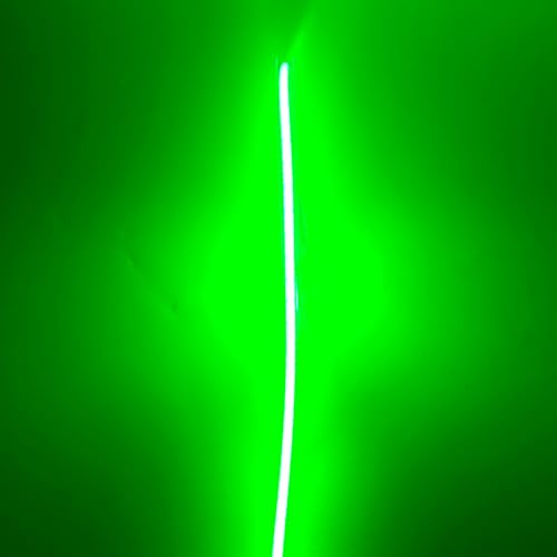 Boarda Green COB LED Strip,5mm Width 12V 400LEDs/m RA90 High CRI LED Tape Light,Green Color,16.4FT 2000LEDs IP30 COB LED Light for Shelf,Cabinet,Boat, Patio, Club, Bar