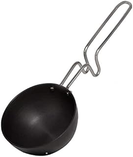 Wonderchef 50001900 Tadka Pan Large for dal, kadhi, saag, dhokla, Aluminium, Black,10 cm