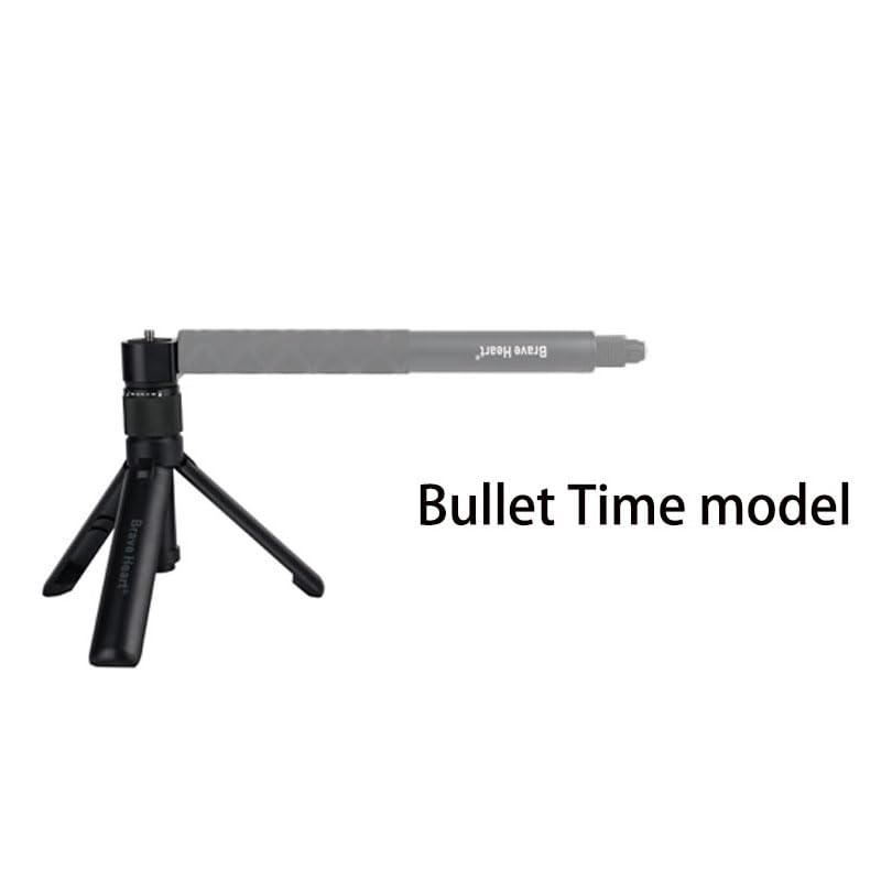 Image of Brave Heart Bullet Time Handle Tripod Multi-Functional Tabletop Fold Tripod for insta360 Insta 360 X4 X3,ONE RS,GO 2,ONE X2,ONE R,ONE X ONE RS GO 3 GO 2 Action Sport Camera Accessories