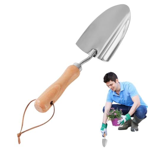 Pala para plantas | Herramienta de creación para la eliminación de malas hierbas – Pala de mano paisajística, para balcón, terraza, césped, patio trasero, exterior, jardinería, granja, paisajismo